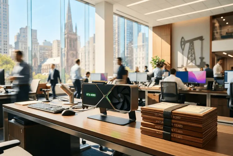 Dow fällt: Ölpreise brechen ein, Renditen steigen – Nvidia mit Kaufpunkt