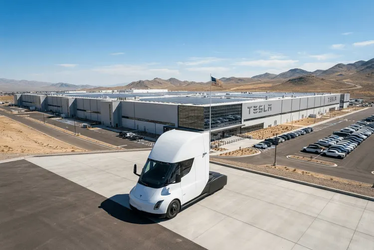 Tesla startet Serienproduktion des Elektro-Lkw Semi in Nevada