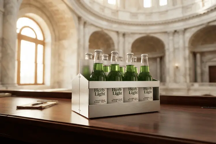 Hanf-THC-Getränke: Herb Light schickt Kongress 6er-Pack gegen Verbot