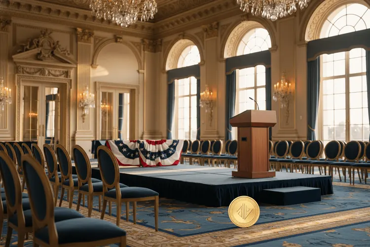 Trump feiert Memecoin-Inhaber – Token nahe Allzeittief