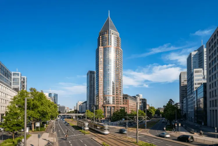 Blackstone-Kredit am Frankfurter MesseTurm wird mit Abschlag gehandelt
