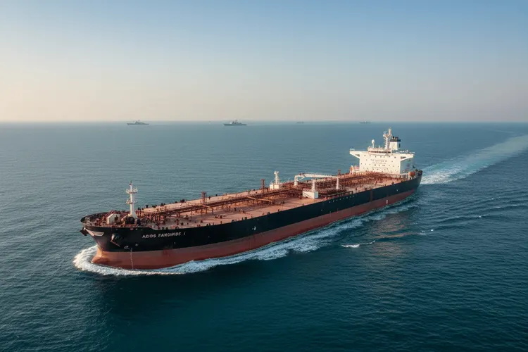 Öltanker stoppt vor US-Marineblockade im Golf von Oman