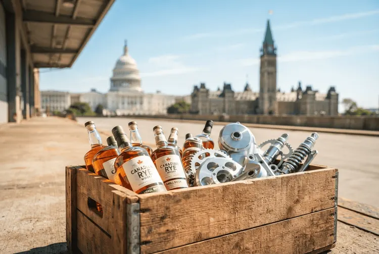US-Importverbot für kanadischen Alkohol und Milchprodukte tritt in Kraft