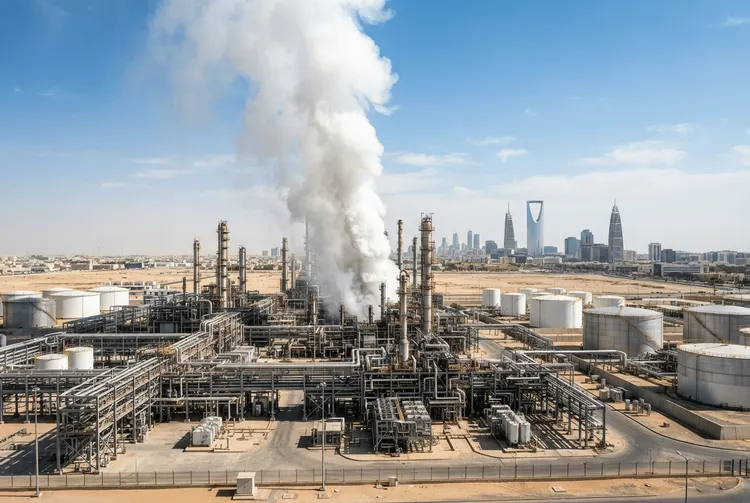 Rauchwolke bei Aramco-Anlage in Riad: Spannungen mit Huthis eskalieren