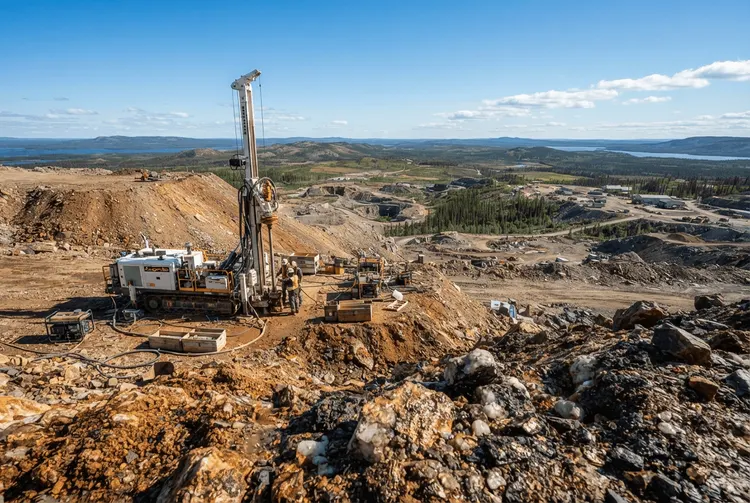 Gold Terra findet sichtbares Gold in historischen Con-Mine-Halden