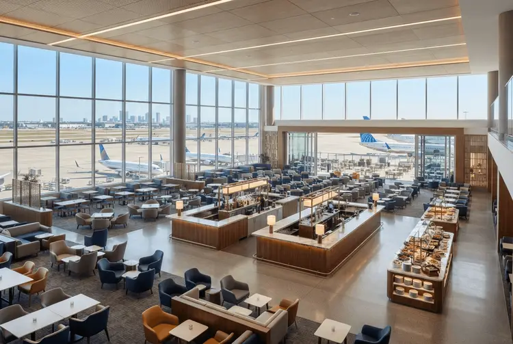 United Airlines eröffnet größte Airport-Lounge am Drehkreuz Houston