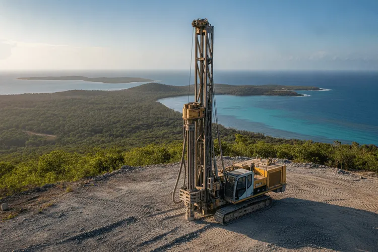 Alice Queen sichert Bohranlage für Explorationsarbeiten auf Horn Island