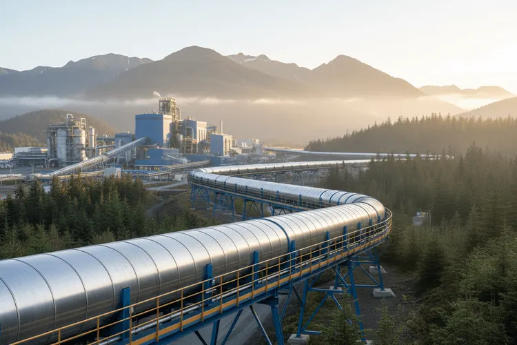 Rio Tinto nimmt neues Tonerde-Förderband in Kitimat in Betrieb
