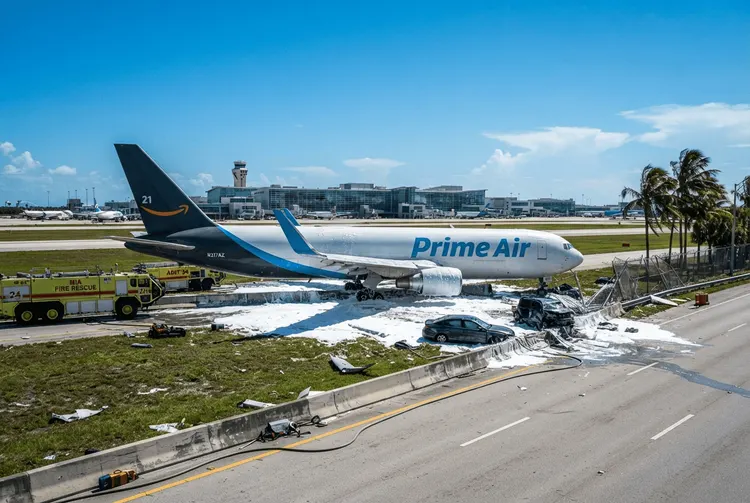 Amazon Prime Air Crash in Miami: Fünf Tote bei Frachtflugzeug-Unglück