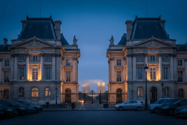 Banque de France senkt Wachstumsprognose und hebt Inflationsausblick an