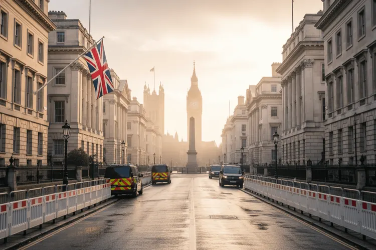 Zehntausende demonstrieren in London bei Protesten zu Migration und Palästina