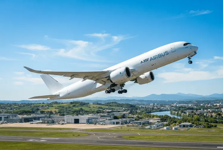 Airbus A350F hebt ab: Erstflug im Frachter-Duell mit Boeing