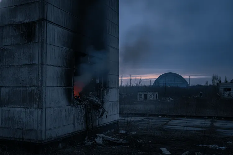 Russische Drohne trifft Atommüll-Lager nahe Tschernobyl