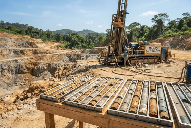 Pelangio Exploration schließt Bohrprogramm 2026 in Manfo erfolgreich ab