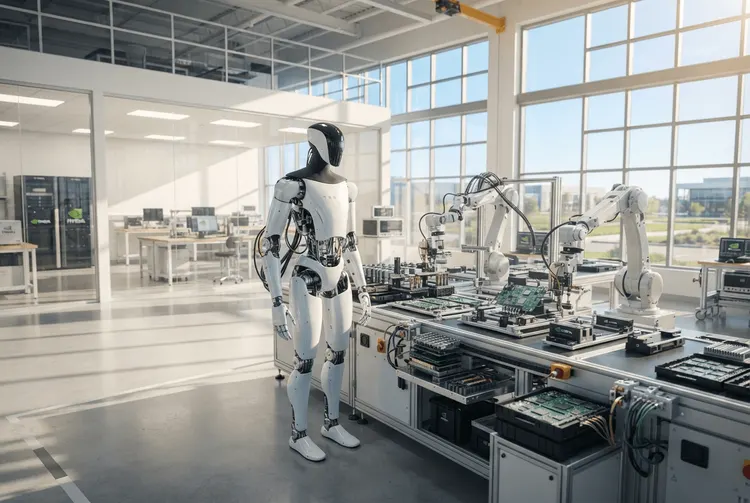 Tesla gegen Nvidia: Wer gewinnt das Robotik-Rennen bis 2030?