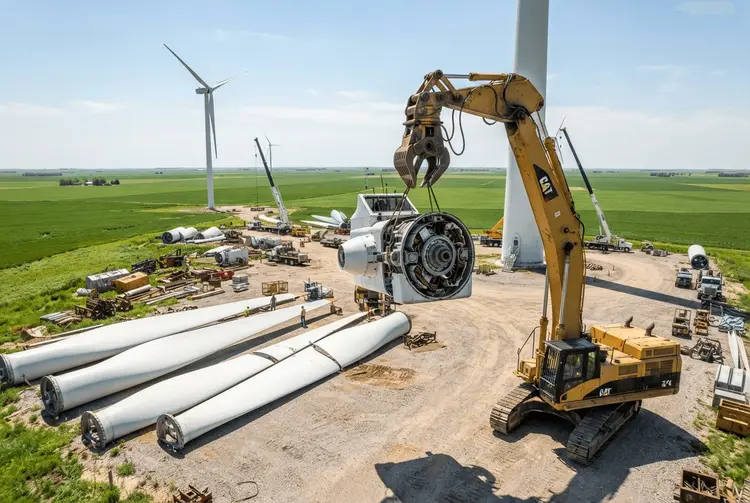 Geier der Seltenen Erden: US-Windkraftanlagen werden zur Metallernte