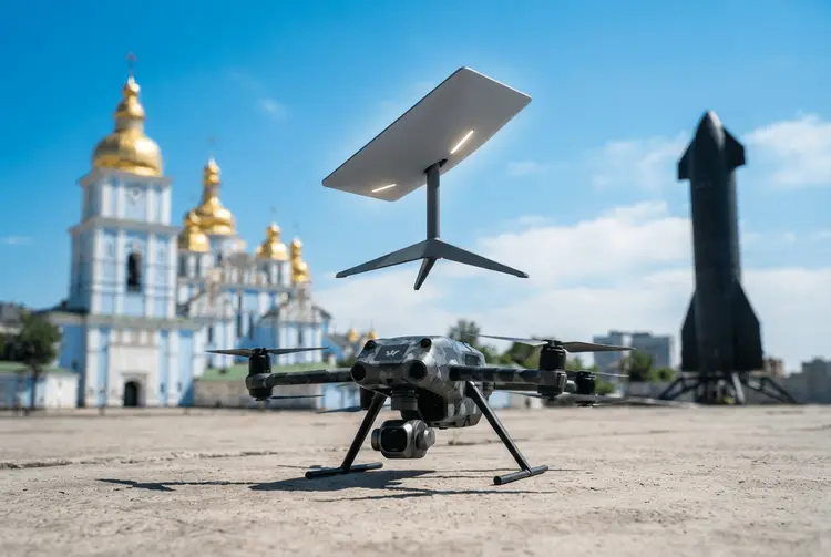 Starlink-Drosselung in der Ukraine: Selenskyj spricht von gezielter Sabotage
