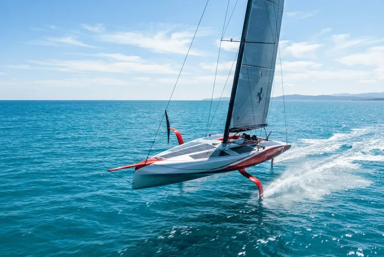 Ferrari greift mit Hypersail nach Segel-Weltrekorden