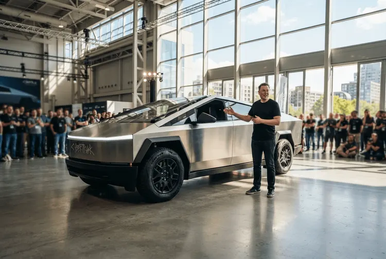 Tesla-Auftritt mit Musk: Warum verkauft er noch E-Autos?