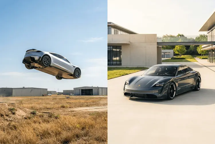 Tesla Roadster und Porsche Mission S: Zwei Wege im Supersportwagen-Markt