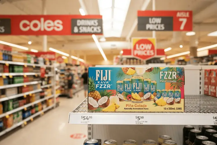 Coles bestellt Fiji Kava FZZR – erstes aromatisiertes Kava-Produkt Australiens