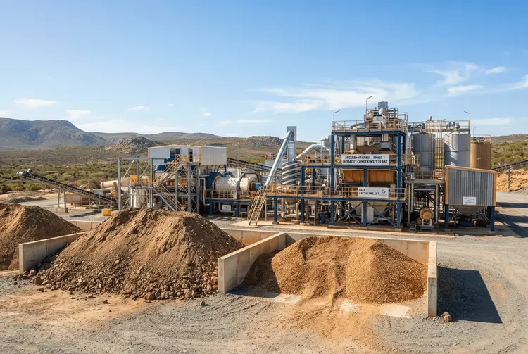 Steenkampskraal eröffnet Phase 1 der Monazitkonzentrat-Anlage