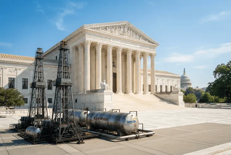 Exxon und Suncor kämpfen vor Supreme Court gegen Klimaschadensersatz