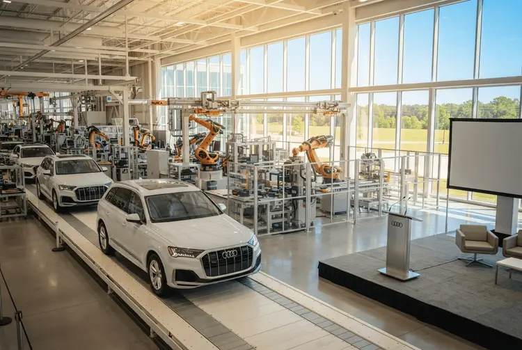 Audi-Chef Döllner bei Trump: Heftige Kritik am US-Werk-Auftritt