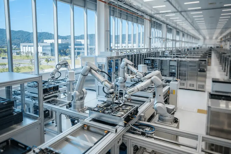 Foxconn-Aktie springt 4,9 Prozent: Rekordumsatz und Nvidia-Robotik beflügeln