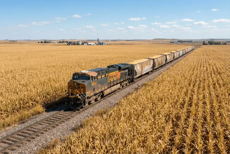 Rekordhohe Bahn-Zuschläge belasten US-Landwirte in der Erntezeit