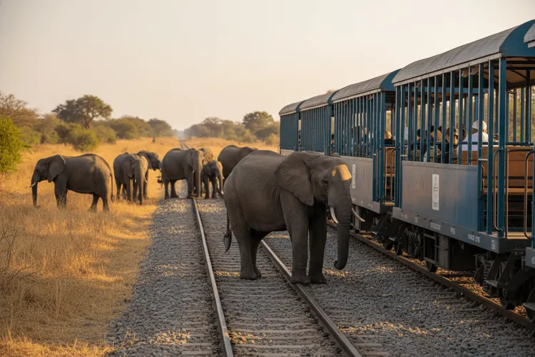 Elephant Express: Safarifahrt per Zug durch Simbabwes Wildnis