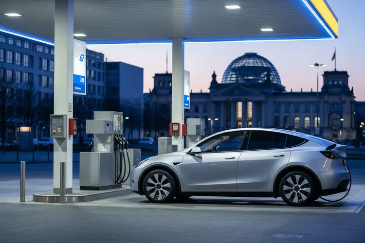 Deutschland-Update: Spritpreise sinken, Tesla-Zulassung und Schuldenbremse