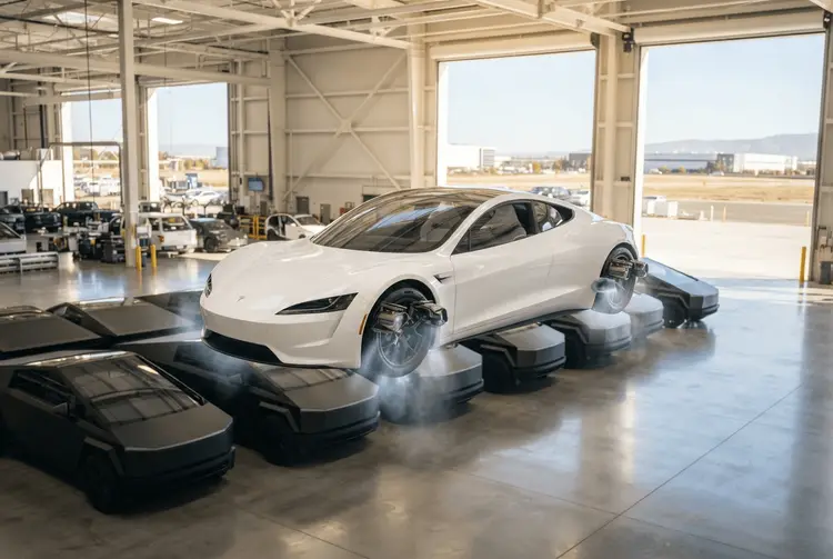 Tesla zeigt fliegenden Roadster: Treibt das die Aktie an?