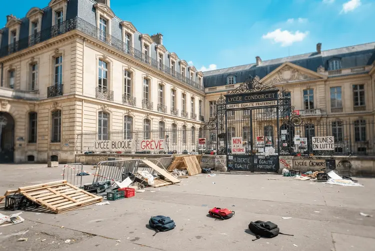 Frankreich: Schülerproteste weiten sich aus, Lehrer streiken landesweit