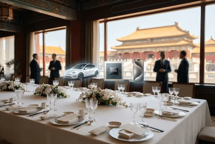 Musk, Huang und Cook speisen mit Xi – Milliardenschwere China-Interessen