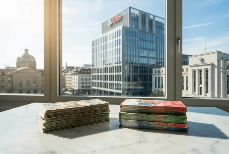 UBS sieht US-Dollar zum Franken durch weite Zinsdifferenz gestützt