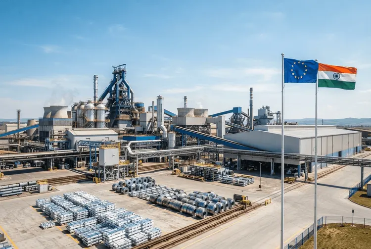Indien erhält Stahlexportquote für die EU im Handelsabkommen