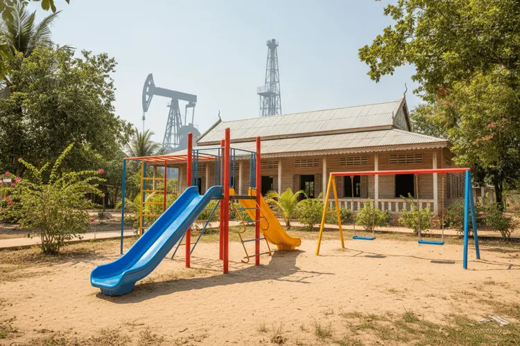 Angkor Resources baut Spielplätze für Schulen in kambodschanischem Bohrgebiet