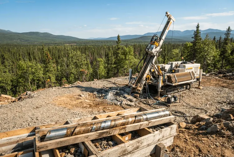 Cascadia Minerals bohrt 75,55 Meter mit 1,19% Kupfer bei Carmacks