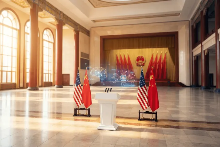 Trump und Xi: Prunk beim Gipfel verschleiert KI-Wettlauf-Streit