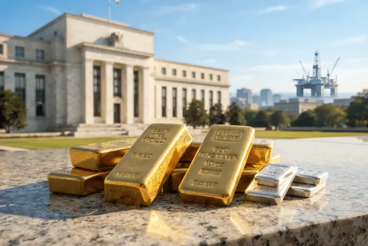 Gold und Silber brechen ein: US-Inflation und Ölpreise belasten