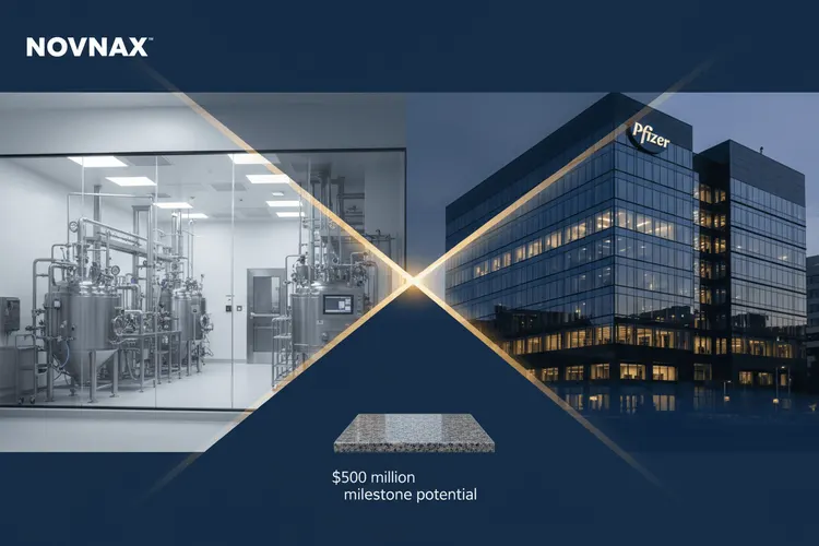 Novavax sichert sich 500 Mio. Dollar-Deal mit Pfizer
