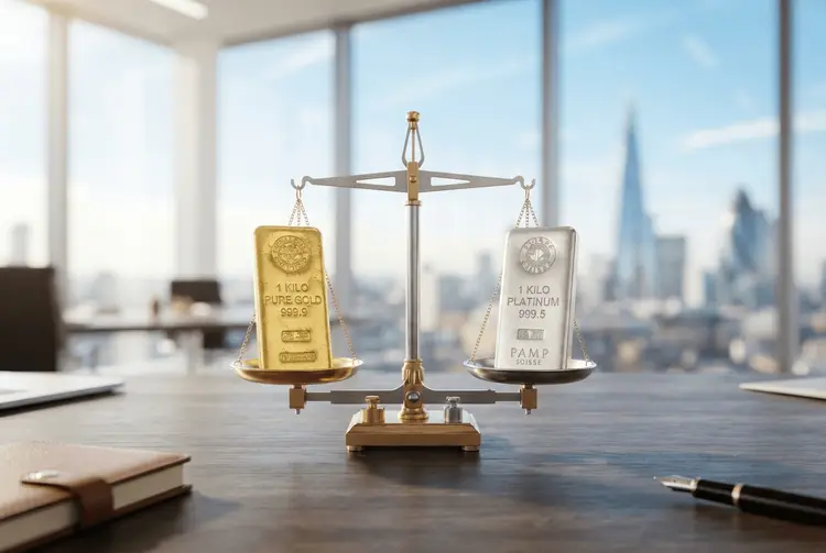 Gold-Platin-Verhältnis: Was der Indikator für den Aktienmarkt bedeutet