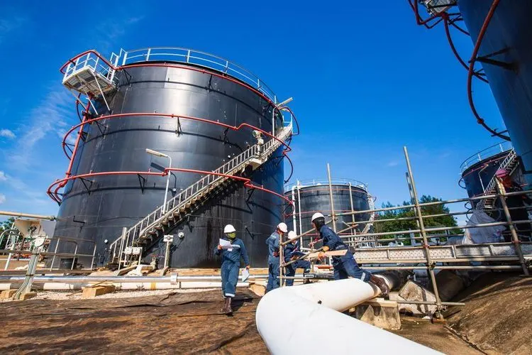 Rohölproduktion um 400 000 Barrel gesunken
