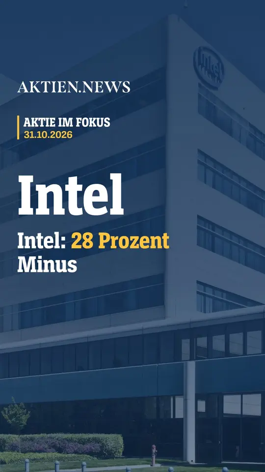 Intel-Aktie stürzt 28 Prozent ab und reißt den Chip-Sektor mit