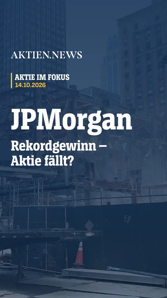 JPMorgan meldet Rekordgewinn – und die Aktie fällt trotzdem