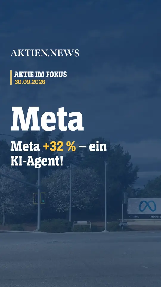 Meta-Aktie springt fast 32 Prozent – KI-Agent Muse dreht das Blatt